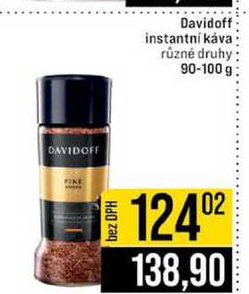 Davidoff instantní káva různé druhy 90-100 g
