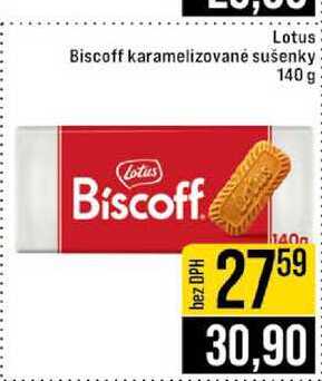 Lotus Biscoff karamelizované sušenky 140g 