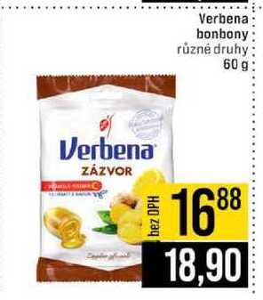 Verbena bonbony různé druhy 60 g