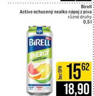 Birell Active ochucený nealko nápoj z piva různé druhy 0,5l