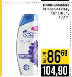 Head&Shoulders šampon na vlasy různé druhy 400 ml