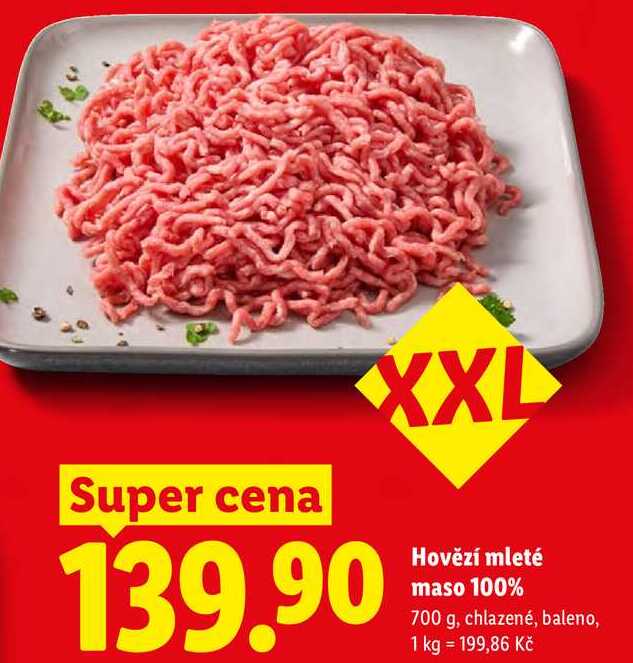 Hovězí mleté maso 100%, 700 g