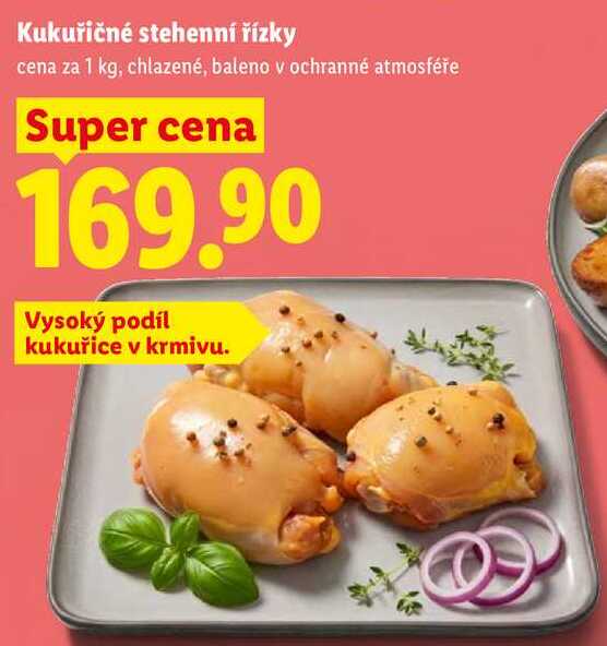 Kukuřičné stehenní řízky, cena za 1 kg