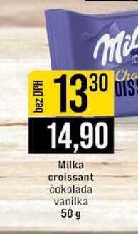 Milka croissant čokoláda vanilka 50 g