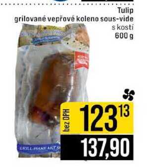 Tulip grilované vepřové koleno sous-vide s kosti 600 g 