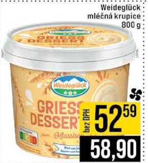Weideglück mléčná krupice 800 g