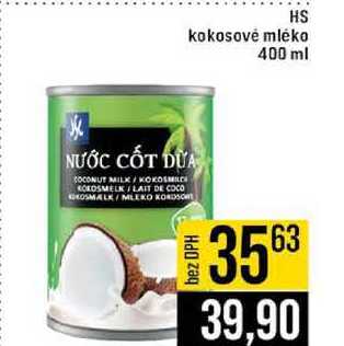 HS kokosové mléko 400 ml