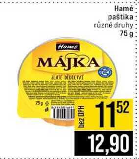Hamé paštika různé druhy 75g