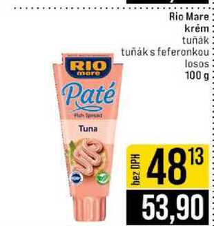 Rio Mare krém tuňák losos tuňák s feferonkou 100 g