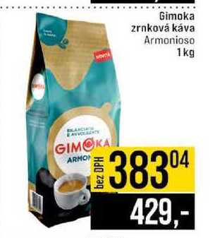 Gimoka zrnková káva Armonioso 1kg