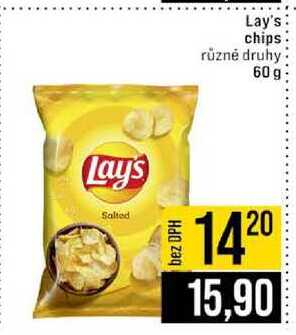 Lay's chips různé druhy 60 g