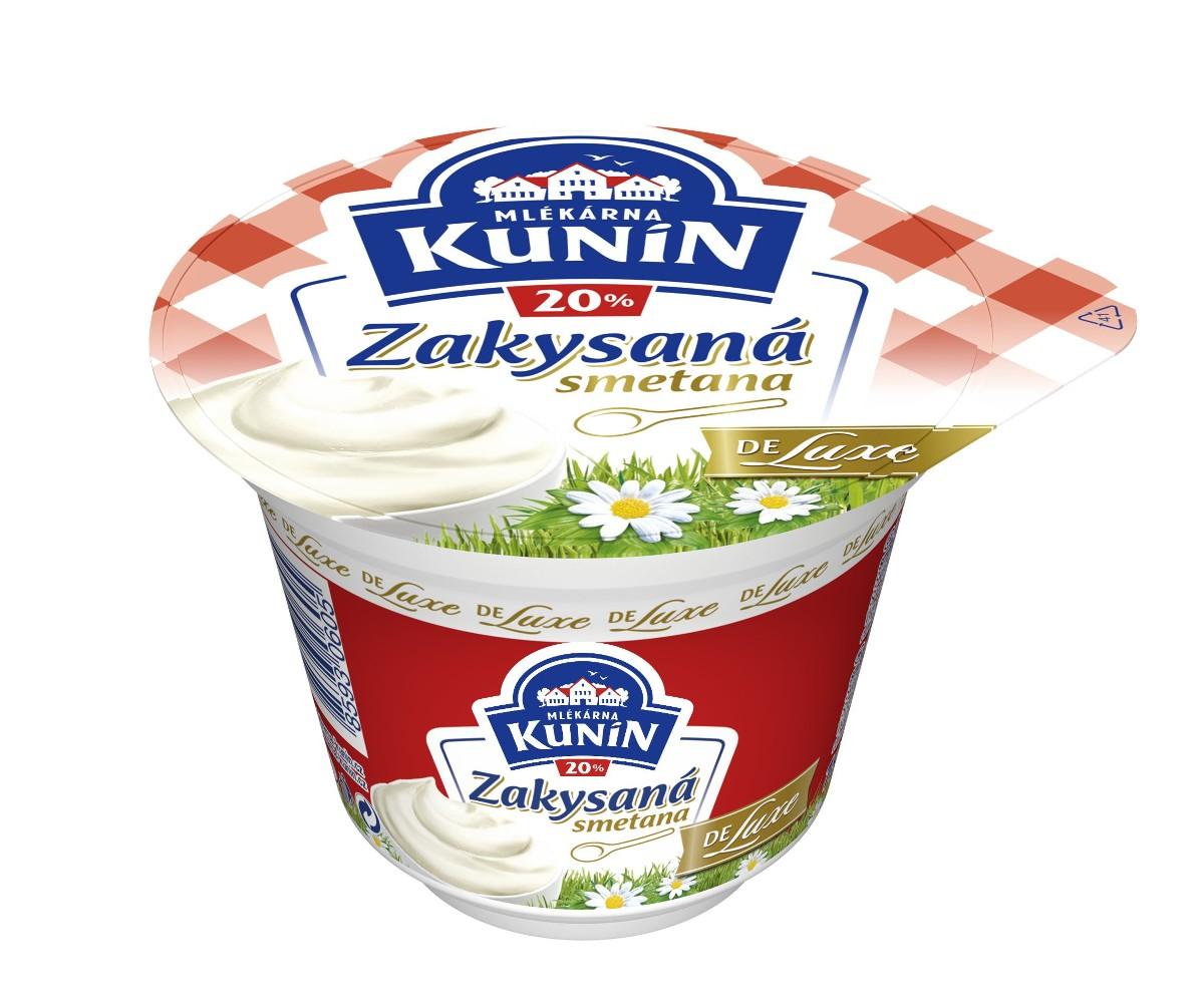 Kunín Zakysaná smetana DeLuxe, 190 g