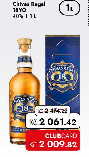 Chivas Regal 18YO 40% 1L