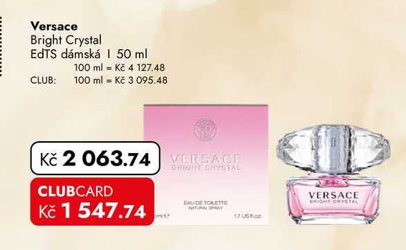 Versace Bright Crystal EdTS dámská 50 ml