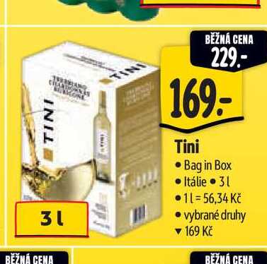 Tini Bag in Box 3 l