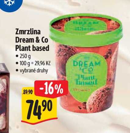 Zmrzlina Dream & Co Plant based 250 g