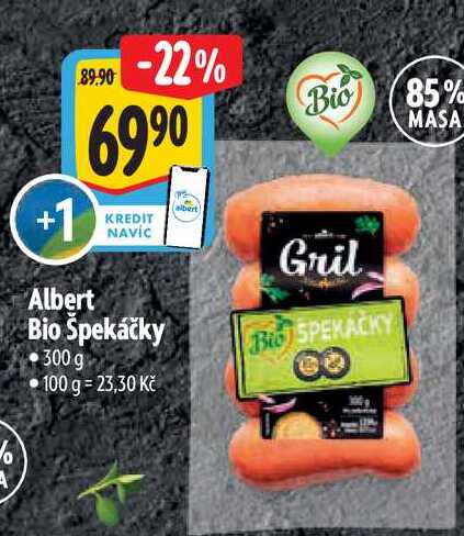 Albert Bio Spekáčky 300 g