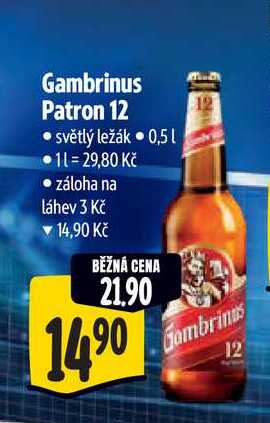 Gambrinus Patron 12 0,5 l