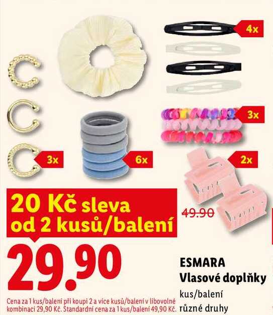 ESMARA Vlasové doplňky