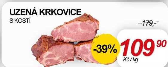 UZENÁ KRKOVICE S KOSTÍ, 1 kg 