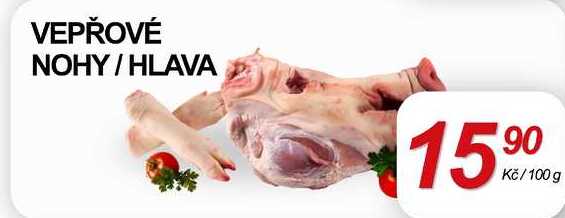 VEPŘOVÉ NOHY/HLAVA, 1kg