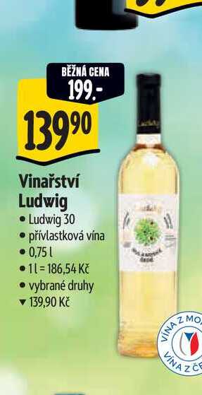 Vinařství Ludwig 0,75 l