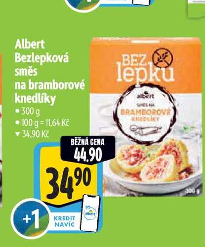 Albert Bezlepková směs na bramborové knedlíky 300 g