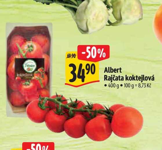 Albert Rajčata koktejlová 400 g