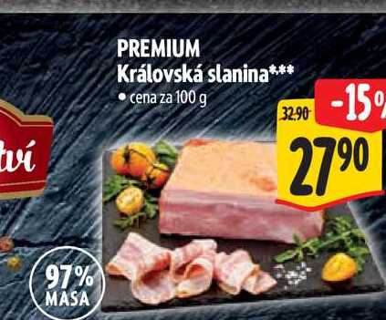 PREMIUM Královská slanina 100 g