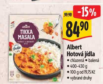 Albert Hotová jídla 400-430 g