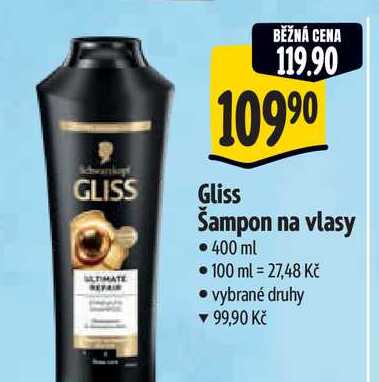 Gliss Šampon na vlasy 400 ml