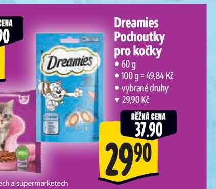 Dreamies Pochoutky pro kočky 60 g