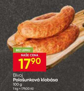 Bivoj Pološunková klobása 100 g
