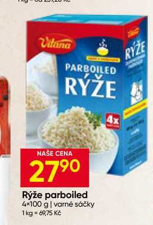 Vitana Rýže parboiled 4x100 g 