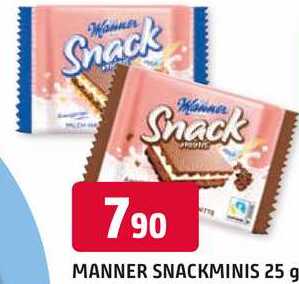 MANNER SNACKMINIS 25 g