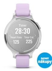 Chytré hodinky Garmin Lily 2 Active - Silver / Purple