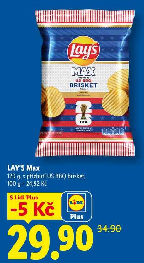 LAY'S Max, 120 g