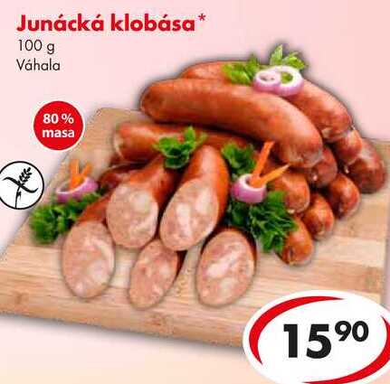 Junácká klobása, 100 g