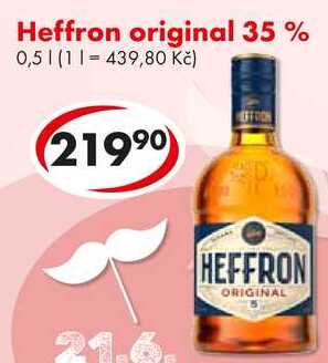 Heffron original 35 %, 0,5 l