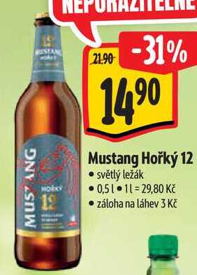 Mustang Hořký 12, 0,5 l