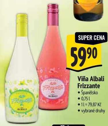Viña Albali Frizzante, 0,75 l