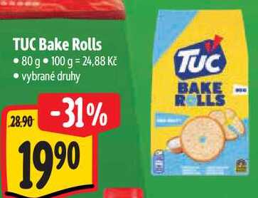 TUC Bake Rolls, 80 g