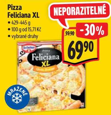 Pizza Feliciana XL, 429-445 g