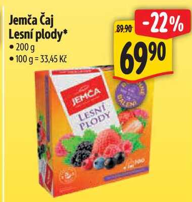 Jemča Čaj Lesní plody, 200 g