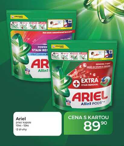 Ariel praci kapsle 10ks-12ks