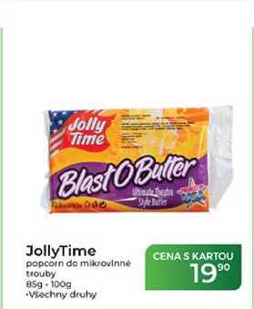 JollyTime popcorn do mikrovlnné trouby 85g-100g  