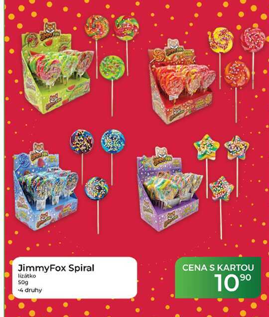 JimmyFox Spiral lizátko 50g