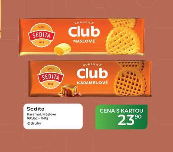 Sedita Karamel, Máslové 160,8g-168g