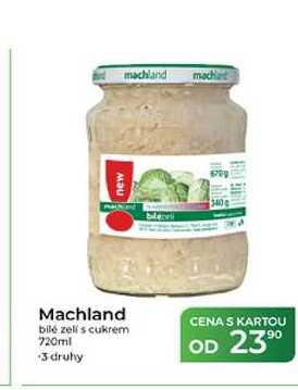 Machland bilé zelí s cukrem 720ml