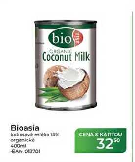 Bioasia kokosové mléko 18% organické 400ml